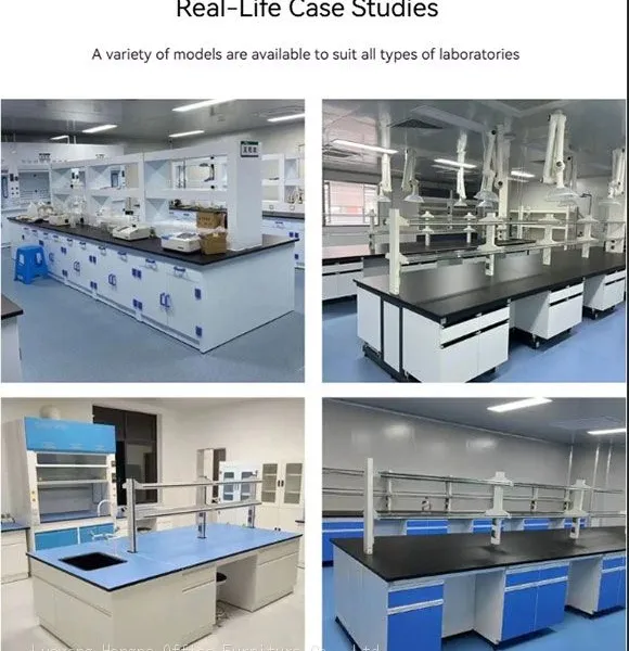 Klinisches Diagnostiklaborbett - Stahlrahmen mit chemikalienresistentem Arbeitsplatz für Krankenhäuser photo-4
