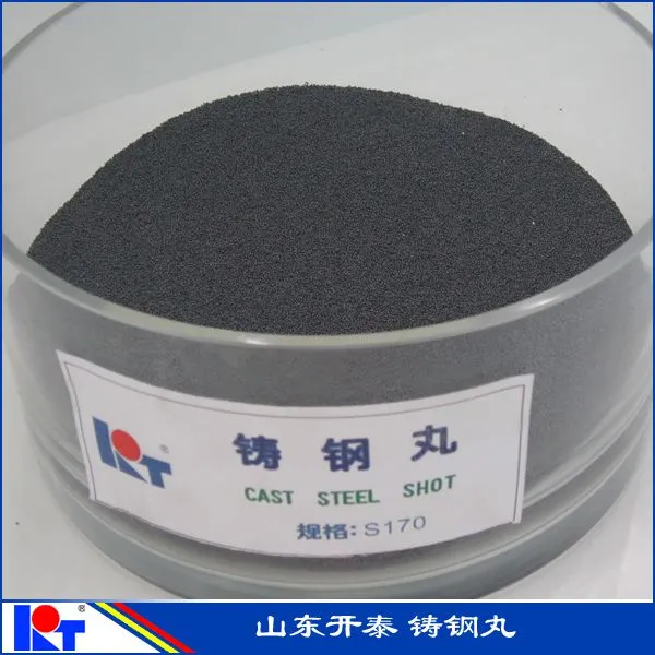 High Carbon Cast Spherical Steel Shot S170/S0.5mm With ISO 9001 & ISO 14001 Certificate photo-2