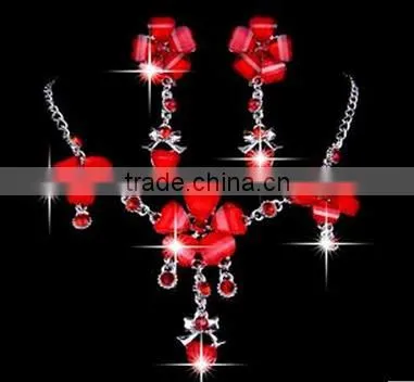 New Fashion Necklace and Earrings Beads Jewely Sets Bridal Wedding Jewely Sets photo-2