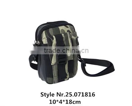2016 Mini Messenger Bag Camouflage Canvas Phone Storage Bag photo-6