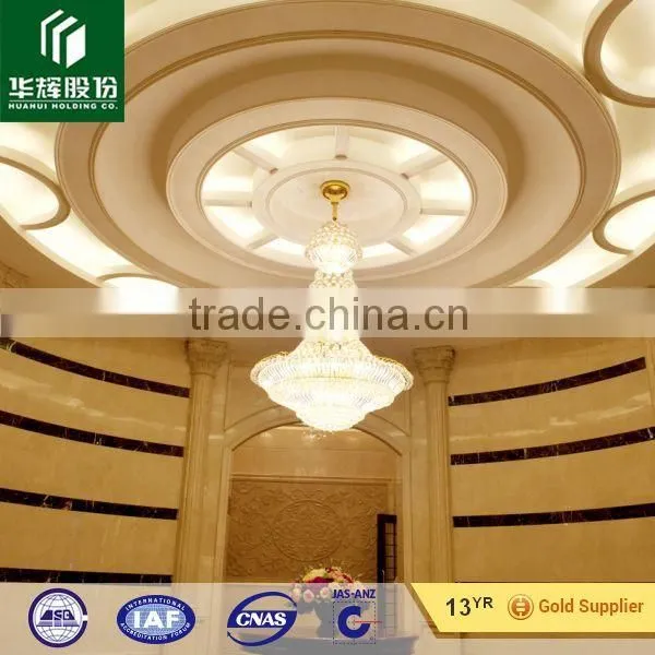 New Crema Marfil Marble Roman Roumd Column Pillar With Tan Brown Cap and Base photo-2