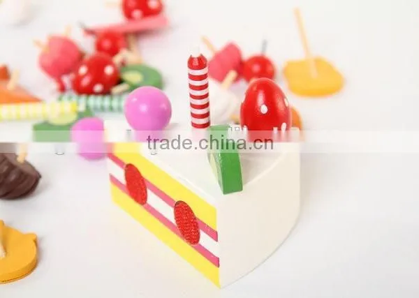 Kids Wood Baby Cake Toy Kitchen photo-2