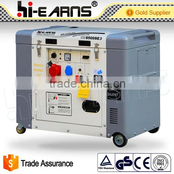 New 6KW Silent Three Phase Open Cover Diesel Generator Price photo-4