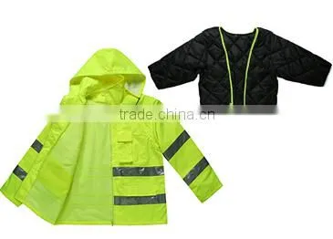 Reflective Padded Raincoat With Reflective Reflective photo-4