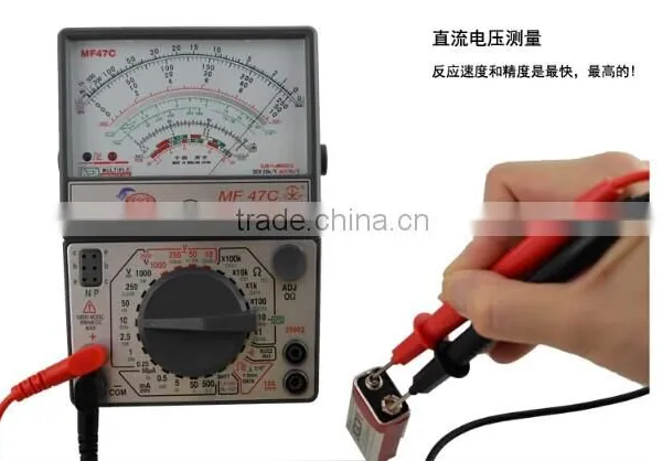 High Quality AC DC Voltmeter Ammeter Ohmmeter MF47C Meter Multimeter Free Shipping photo-2