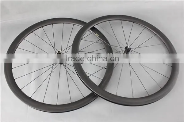 40mm Wide Side Carbon Bike Wheels High Temperature Resistance Carbon Bike Wheels W40C photo-2