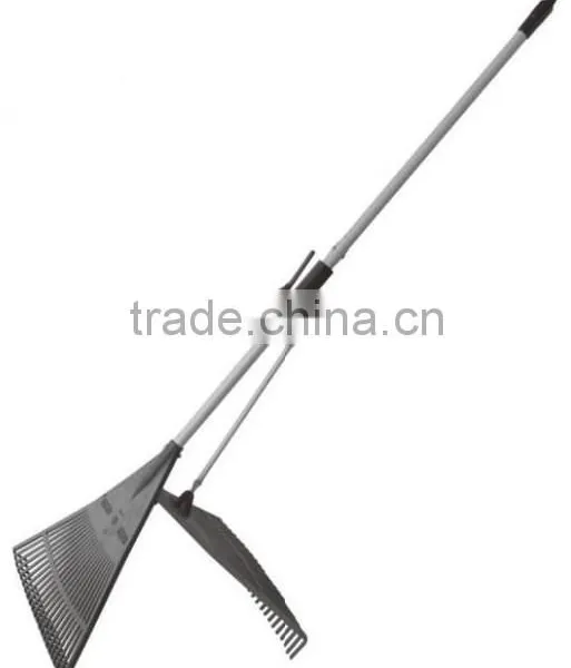 Plastic and ALUMINUM Garden Rake/yard Leaf Rake