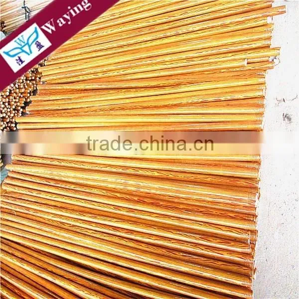 Eucalyptus Wooden Brush Handle With PVC Coated photo-5