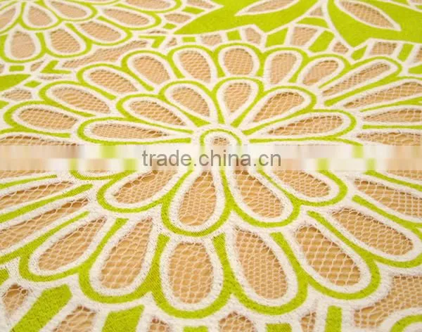 Most Popular Wholesale French Lace Fabric 2016 for Wedding Embroidered French Tulle Lace Fabric photo-2