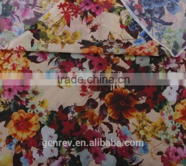 Digital Printing on Fabric Chiffon Printed Polyester Chiffon Fabric Digital Fabric Printing photo-3