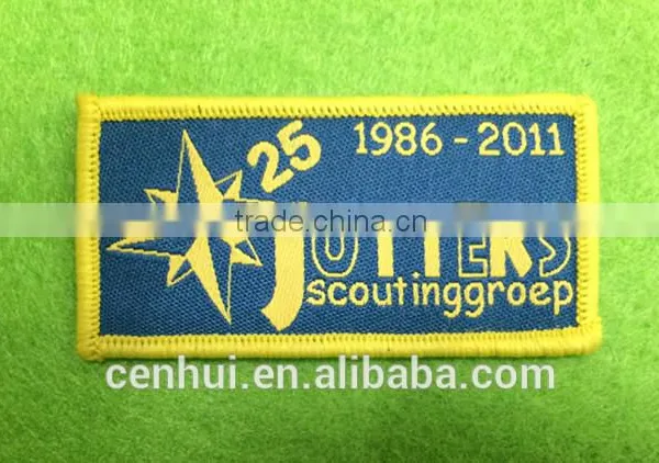 Custom High-density, Locking Stitch, Different Kinds of Logo Woven Patches photo-5