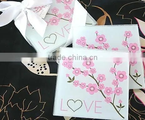 Wedding Favors Glass Coaster