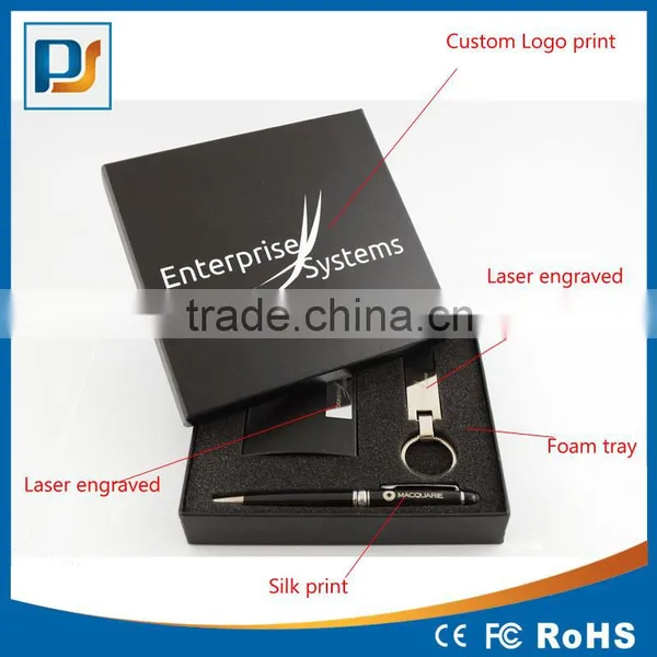 High-end Company Gifts Business Travel Portable Tool Kits Including Name Card Holder, Key Chain and Ballpoint Pen photo-2