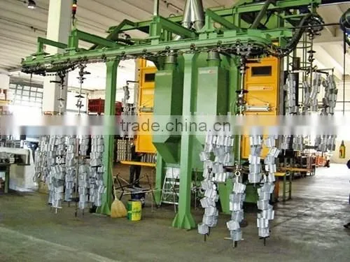 Catenary Conveyor Sandblasting Machine for Hardware Finish Pretreatment photo-2