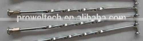 Twisted Flower Stainless Steel Spokes, Motorccle Spokes