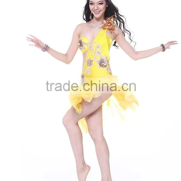 Unique Design Adult Belly Dance Wear for Performance With Bright Colors