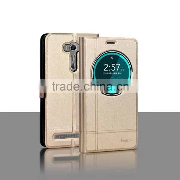 2016 Good Desgin Filp Cell Phone Case Cover for Asus Zenfone 2 Laser 5.0 Ze500kl Stand Leather Phone Case photo-3