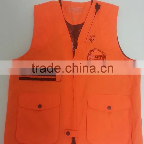 Winter Waterproof Breathable Orange Hunting Vest