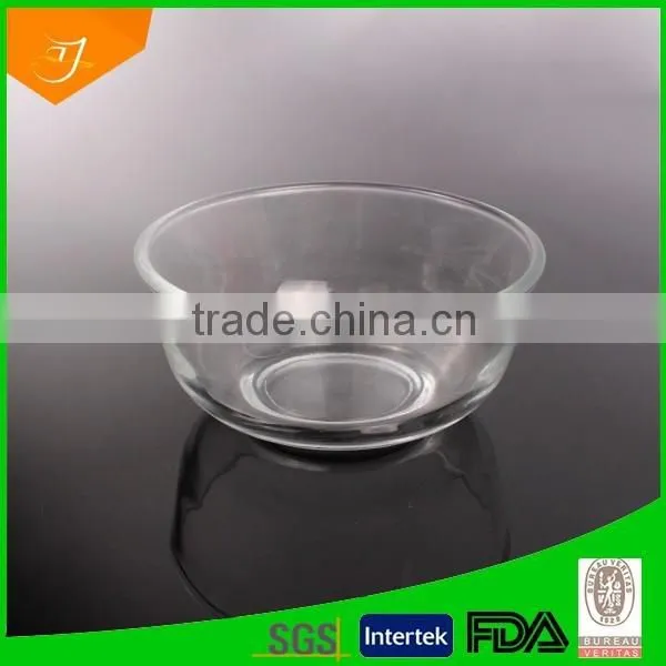 Machinemades Transparent Glass Bowl With Decorative Pattern, High Quality Transparent Glass Bowl