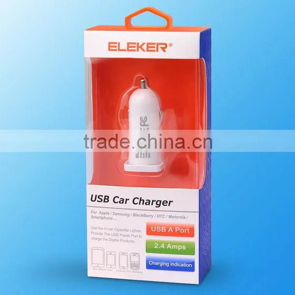 Best Selling 5V/ 2.4A Smart Usb Car Charger/ Portable USB Car Charger, Car Power Adapter photo-4