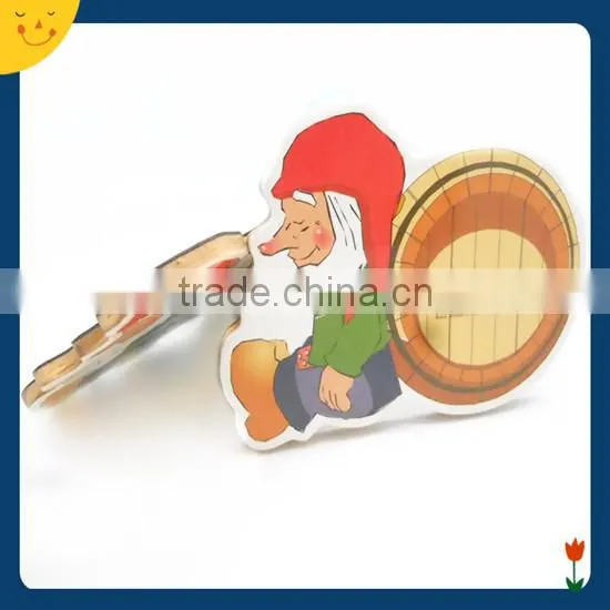 Wodden Fridge Magnet Christmas Fridge Magnet Sticker