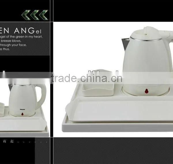 NEW Hotel Amenities Electric Mini Teapot With Hotel Service Tray photo-6