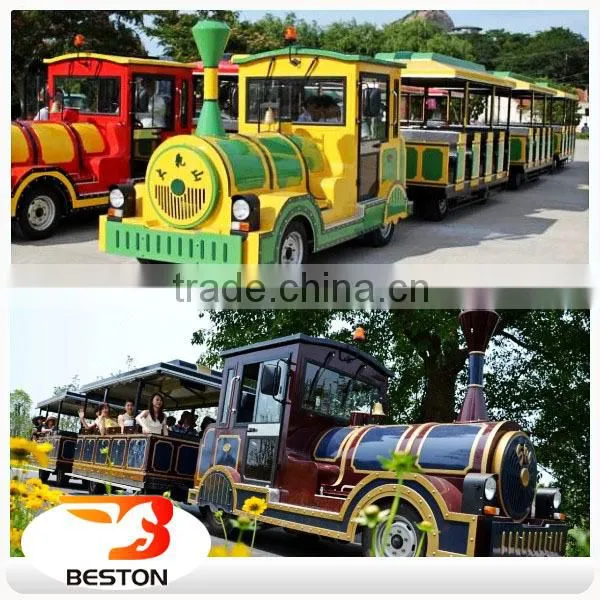 Beston Low Price Electric Trackless Tourist Train For Sale photo-6