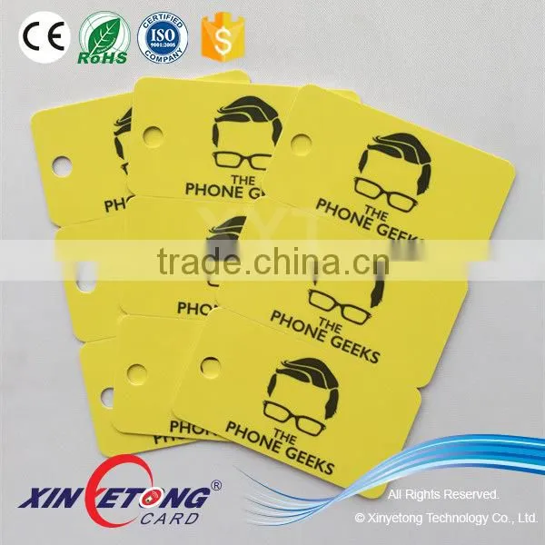 Printed Plastic 3 Up PVC Card Key Tag photo-5