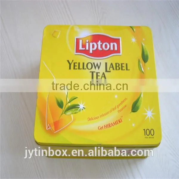 Recyclable Feature Wholesale Promotional Tea Tin Packing Box Tea Packaging Box