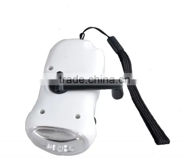 TP-PH005 Best Price 3 LED Hand Crank Solar Rechargeables Flashlight Price photo-2