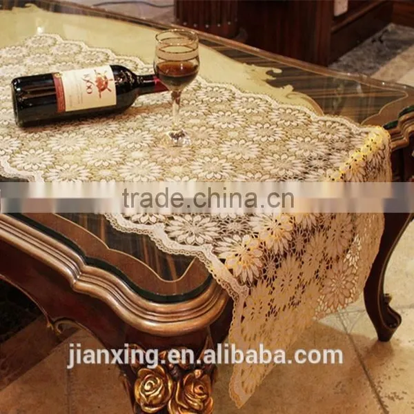 Dongguan Trade Assurance Supplier 50cm Wholesale Pvc Lace Table Runner