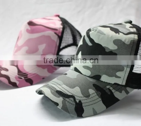 100 Polyester Camo Cap With Mesh at Back photo-2