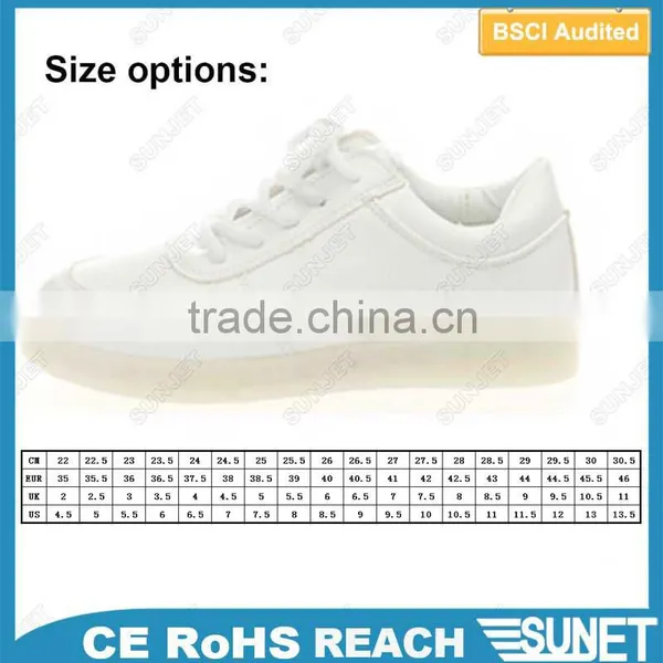 2016 Girls Light Flashing Rechargeable Battery Led Running Shoes photo-6