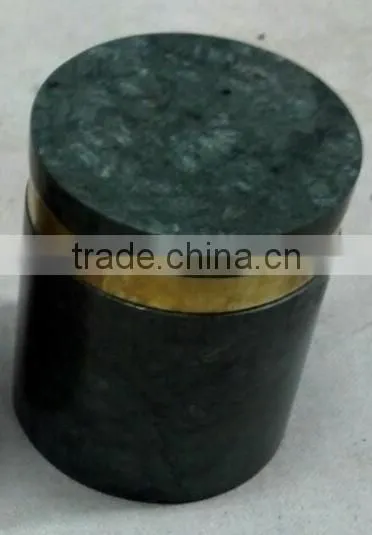 Marble Canister With Brass photo-2