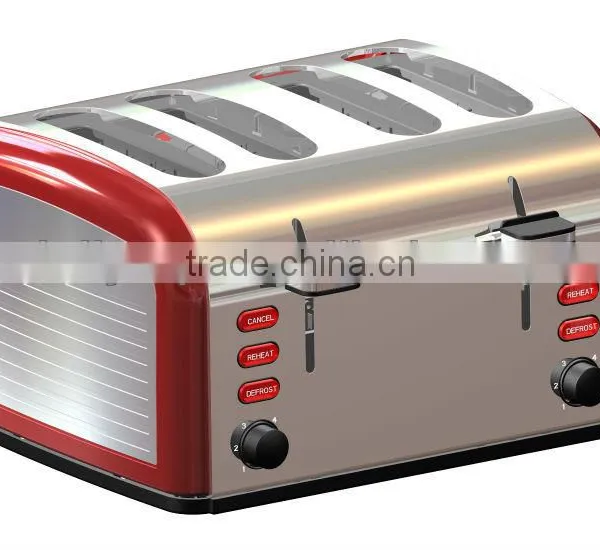 FT-133 Electric Stainless 4 Slice Toaster