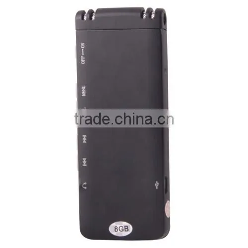 With VOR MP3 Player Professional 8GB LCD Digital Voice Recorder photo-3