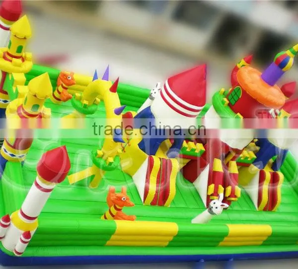 Customized Inflatable Rocket Park, Fun City photo-4