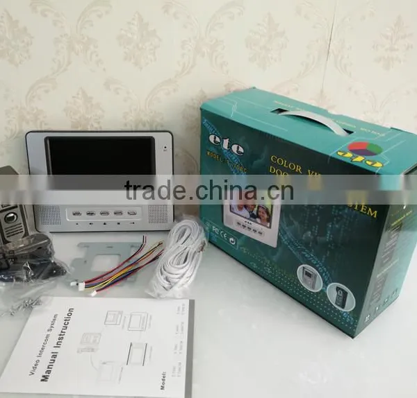 7 Inch TFT-LCD Screen Smart Home Automation Video Door Phone Intercom System Ding Dong Door Bell Video Door Bell photo-6