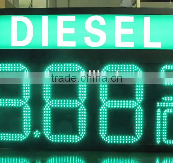 10 Inches Led Gas Price Display/led Gas Station Sign/led Fuel Price Sign/led Gas Price Billboard