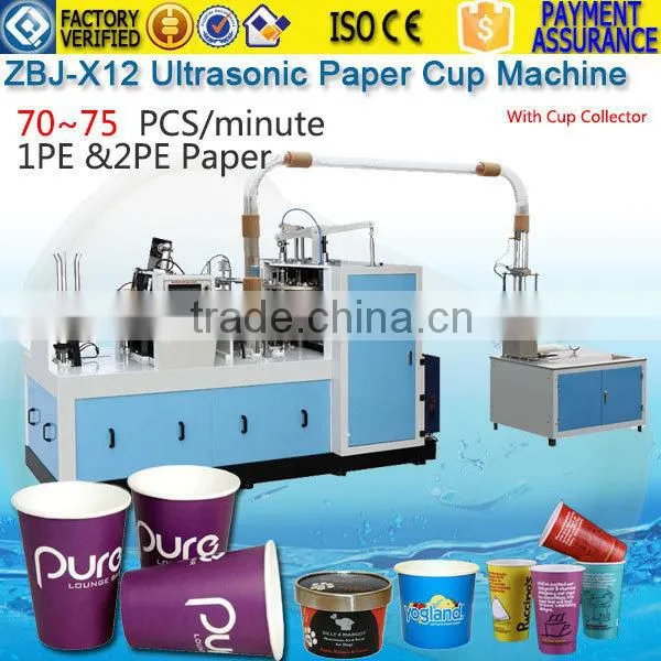 ZBJ-H12 Best Used Disposable Decorative Paper Cup Machine photo-2