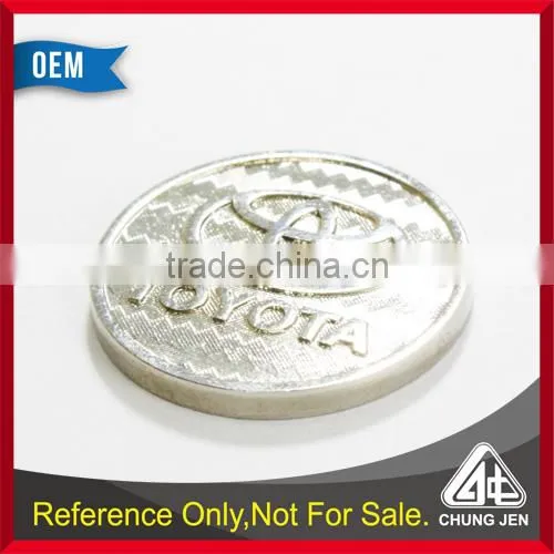 Best Selling Metal Cheap Silver Gold Shopping Cart Euro Trolley Token Coin photo-6