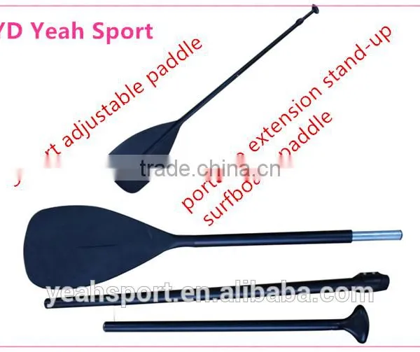 Hot Sale Inflatable Surfboard Paddle Sup Plastic Blade 3-part Stand up Paddle PAP-003-3 Black photo-2