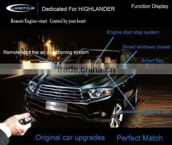 Car Parts Keyless Go Engine Engine Push Button Start High security