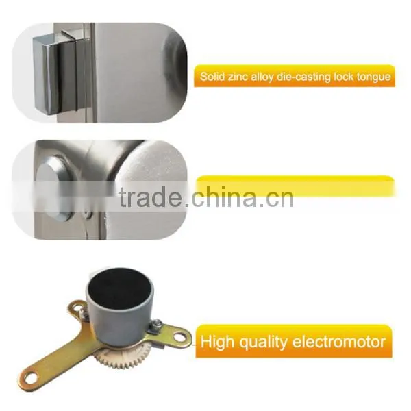 Smart Electric Motor Lock With Card Reader and Double Solid Cyclinder photo-2