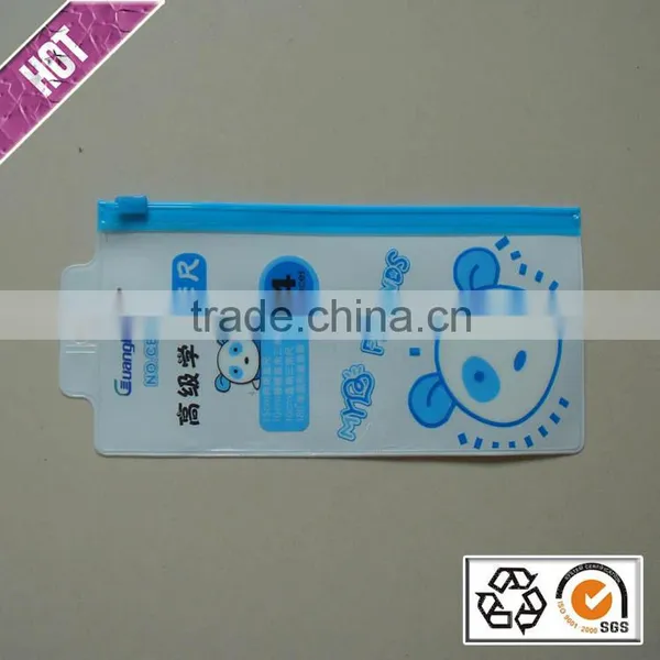 High Quality PVC Ruler Sets Bag Customized Plastic Ruler Packaging Bag for Students Waterproof PVC Bag photo-2