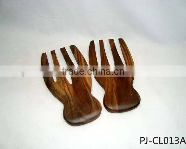 Wooden Salad Hands