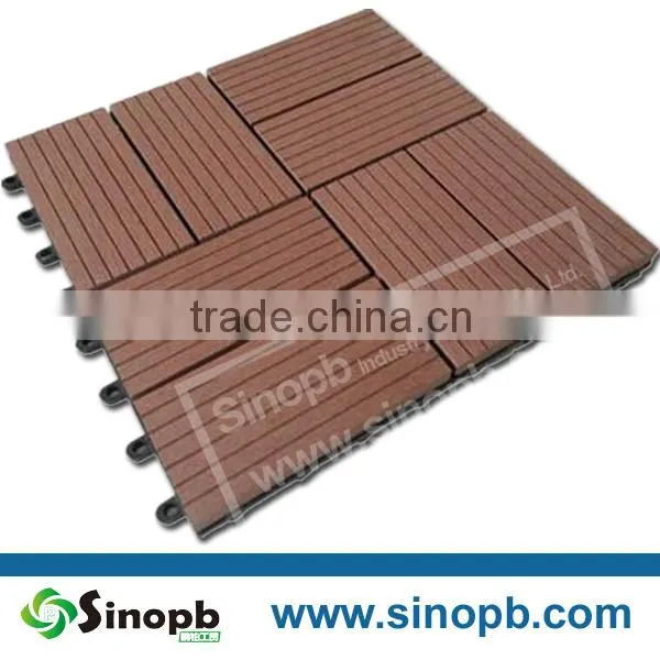 Wood Plastic Patio Floors photo-2
