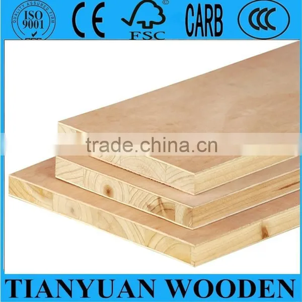 Pine Core/Paulownia Core/Malacca Core 12mm Blockboard photo-4
