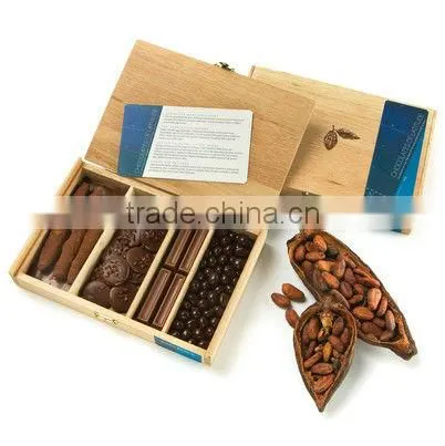 2015 Latest Design Top Quality Wedding Invitation Fancy Wooden Chocolate Box photo-3