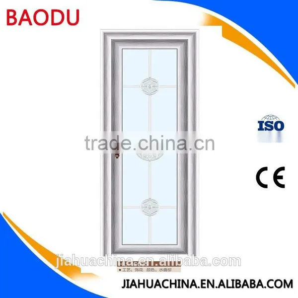 Aluminum Glass Door Frame Single Door Price Toilet Door photo-3